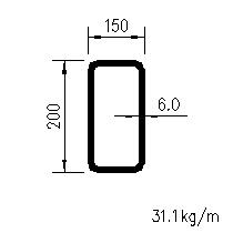 CFRHS 200x150x6,0