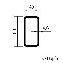 CFRHS 80x40x4,0