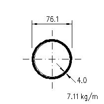 HFCHS 76,1x4,0
