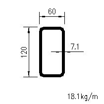 HFRHS 120x60x7,1