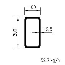 HFRHS 200x100x12,5